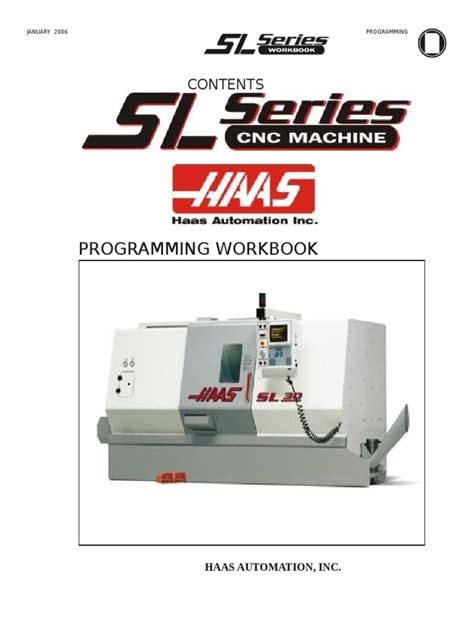 haas lathe programming workbook PDF